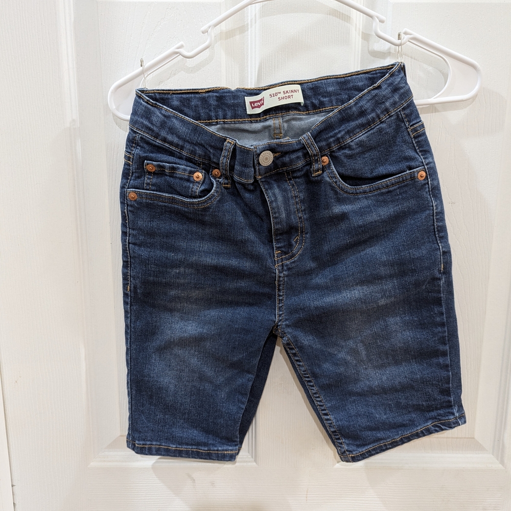 Levi's 510 Skinny Shorts Bermuda Girls Size 14